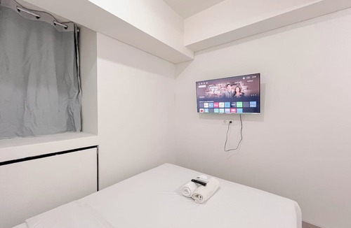 Makassar Apartment | Combined White Style 1Br (No Kitchen) Apartment Bandaraya - Tallasa City Makassar