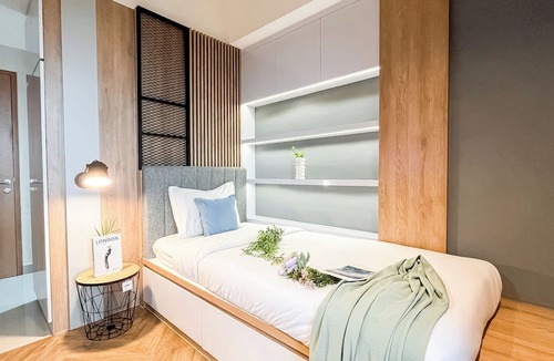Pondokcina Apartment | Wooden Nest 2Br Without Living Room At Evenciio Margonda Apartment