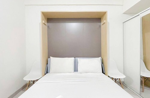 Makassar Apartment | White Studio Room (No Kitchen) At Bandaraya - Tallasa City Makassar Apartment