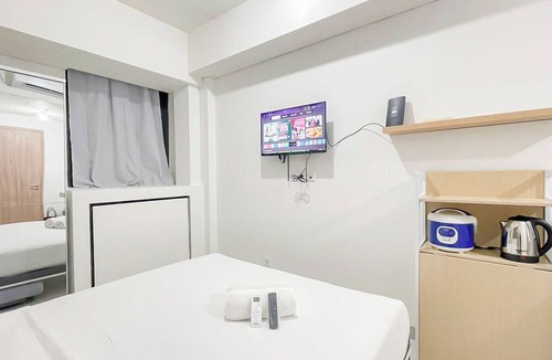 Makassar Apartment | White Studio Room (No Kitchen) At Bandaraya - Tallasa City Makassar Apartment