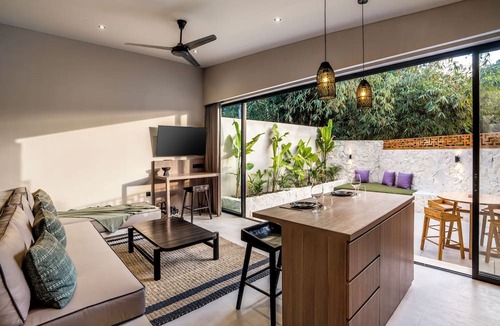 Tumbak Bayuh Villa | Sunrise Lush River by Alfred in Bali
