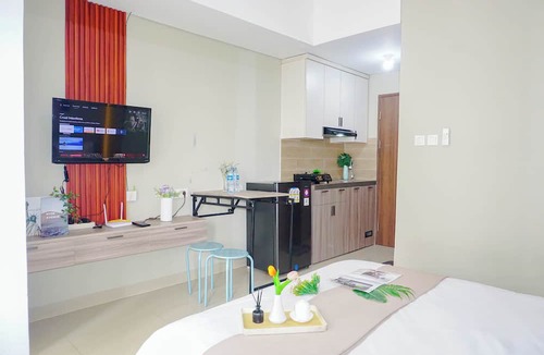 Kedungmanggu Apartment | Wood Accent Studio At Royal Sentul Park Apartment