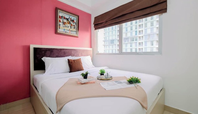 Compact White Tone 2Br At Pakubuwono Terrace Apartment