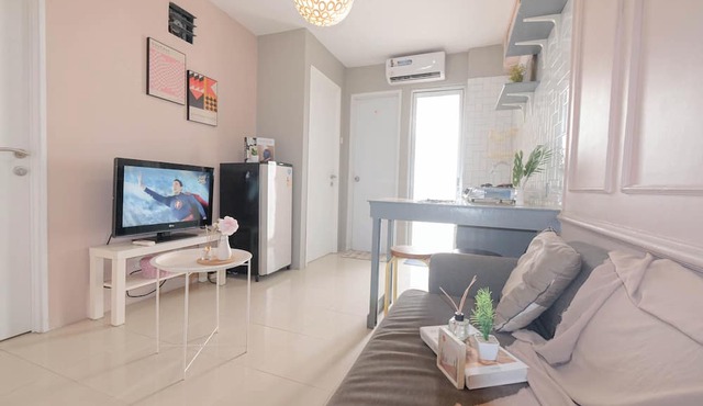 Soft Toned And Comfy 2Br Near Mall At Bassura City Apartment