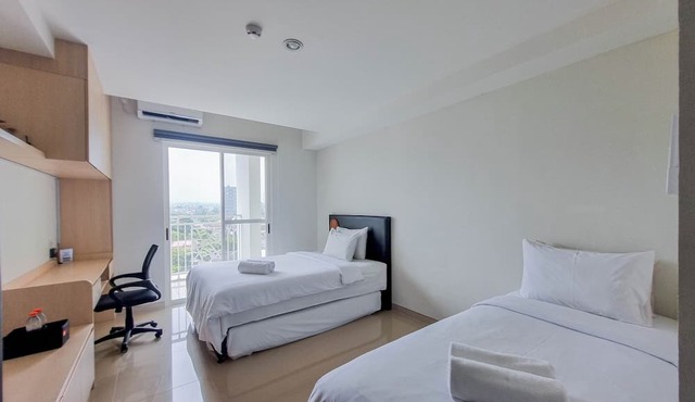 Mountain View Studio for 6 Pax at Mataram City Apartment in Ngaglik