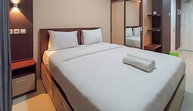 Brand New and Homey Studio at Tamansari Skylounge Makassar Apartment