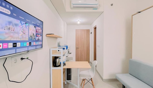 Warm And Comfy Studio Apartment (No Kitchen) Bandaraya - Tallasa City Makassar