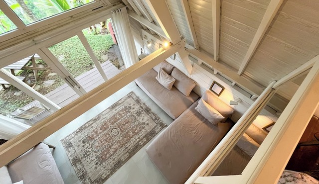 Frame Cabin with Endless Rice Field View